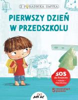 Z poradnika smyka Pierwszy dzień w przedszkolu. Autor: Chiara Piroddi. SmakLiter.pl Okładka książki Z poradnika smyka Pierwszy dzień w przedszkolu