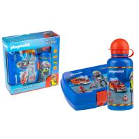Opakowanie Zestaw bidon + śniadaniówka Straż PL-07 Playmobil, Astra