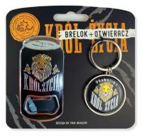 Opakowanie Zestaw brelok + otwieracz Król Życia