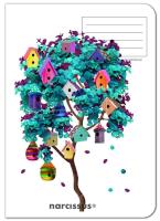 Opakowanie Zeszyt A4/60K  kratka PP Fun Birdhouses (4szt)