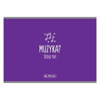 Opakowanie Zeszyt do nut A5/16K muzyka poprzeczny (10szt)