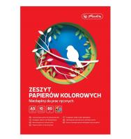 Opakowanie Zeszyt papierów kolorowych A5/10K (10szt)
