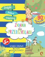 Znajdź, policz, pokoloruj. Zadania dla przedszkolaka. Autor: Ewa Krassowska-Mackiewicz. SmakLiter.pl Okładka książki Znajdź, policz, pokoloruj. Zadania dla przedszkolaka