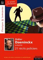 21 recits policiers. Autor: Daeninckx Didier. SmakLiter.pl Okładka książki 21 recits policiers