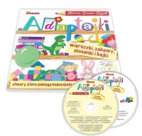 Adaptajki + 2 CD. Autor: Maria Broda-Bajak (red.). SmakLiter.pl Okładka książki Adaptajki + 2 CD