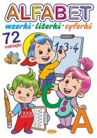 Alfabet. Wzorki, literki, cyferki. Autor: Mariola Budek. SmakLiter.pl Okładka książki Alfabet. Wzorki, literki, cyferki