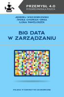 Big data w zarządzaniu. Autor: Wieczorkowski Jędrzej, Chomiak-Orsa Iwona, Pawełoszek Ilona. SmakLiter.pl Okładka książki Big data w zarządzaniu
