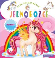Okładka książki Blok kolorowanek. Jednorożce