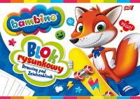 Opakowanie Blok rysunkowy Bambino A4 20 kartek PAKIET 10 sztuk