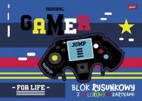 Opakowanie Blok rysunkowy z kolorowymi kartkami A3 16 kartek PAKIET 10 sztuk