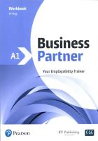 Business Partner A1 Workbook. Autor: Ed Pegg. SmakLiter.pl Okładka książki Business Partner A1 Workbook