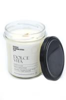 BWM Świeca sojowa dolce vita 300ml. Producent: Bydgoska Wytwórnia Mydła. SmakLiter.pl Zdjęcie produktu BWM Świeca sojowa dolce vita 300ml