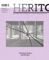 Herito nr 42-43 Niewidzialne miejsca. Autor:   Praca zbiorowa. SmakLiter.pl Okładka książki Herito nr 42-43 Niewidzialne miejsca