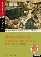 Histoires vraies. Autor: Hubert Jocelyne. SmakLiter.pl Okładka książki Histoires vraies