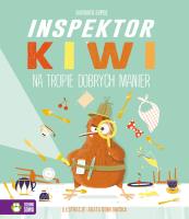 Inspektor Kiwi na tropie dobrych manier. Autor: Supeł Barbara. SmakLiter.pl Okładka książki Inspektor Kiwi na tropie dobrych manier