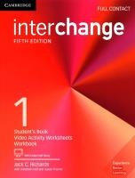 Interchange 1 Full Contact Student's Book with Online Self-Study. Autor: Jack C. Richards and Carlos Barbisan, Hull Jonathan, Proctor Susan. SmakLiter.pl Okładka książki Interchange 1 Full Contact Student's Book with Online Self-Study