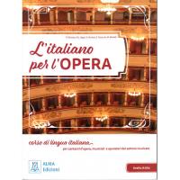 Italiano per l'opera podręcznik. Autor: Marco Minetti. SmakLiter.pl Okładka książki Italiano per l'opera podręcznik