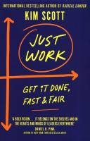Just Work. Autor: Kimberley Scott (ilustr.). SmakLiter.pl Okładka książki Just Work