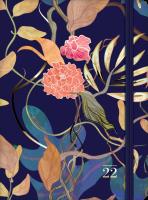 Opakowanie Kalendarz 2022 B6 dzienny Ciemne kwiatyDI1