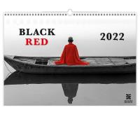 Opakowanie Kalendarz 2022 Black Red HELMA