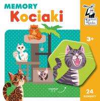 Kapitan Nauka. Kociaki. Memory. Autor: Justyna Karaszewska. SmakLiter.pl Okładka książki Kapitan Nauka. Kociaki. Memory