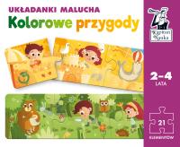 Kapitan Nauka. Kolorowe przygody. Układanki... Autor: Patrycja Grześkowiak. SmakLiter.pl Okładka książki Kapitan Nauka. Kolorowe przygody. Układanki..