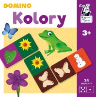 Kapitan Nauka. Kolory. Domino. Autor: Ewa Iwaniuk. SmakLiter.pl Okładka książki Kapitan Nauka. Kolory. Domino
