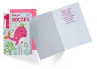 Opakowanie Karnet B6 DK-857 Roczek wieloryb