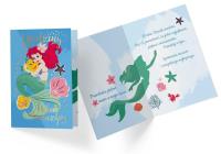 Opakowanie Karnet B6 DS-061 Urodziny Syrenka Ariel