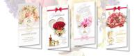 Opakowanie Karnet DL De Lux. Rocznica ślubu MIX (10szt.)