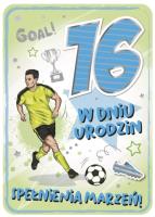 Opakowanie Karnet Urodziny 16 GM-757