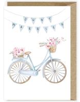 Opakowanie Kartka ślubna, eko koperta Rower K111