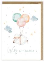 Opakowanie Kartka z okazji narodzin Owieczka K118