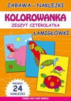 Kolorowanka Zeszyt czterolatka. Autor: Guzowska Beata; Bindek Marta. SmakLiter.pl Okładka książki Kolorowanka Zeszyt czterolatka
