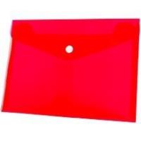 Opakowanie Koperta A5 PP na zatrzask czerw. (12szt.) BT610-C