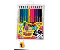 Opakowanie Kredki ołówkowe okrągłe Jumbo 24 kolory Astrino