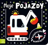 Okładka książki Książeczka kontrastowa. Moje pojazdy