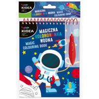 Magiczna wielorazowa kolorowanka wodna Kidea KOSMOS. Wydawca: Derform. SmakLiter.pl Opakowanie Magiczna wielorazowa kolorowanka wodna Kidea KOSMOS