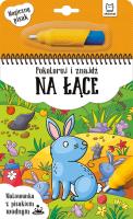 Malowanka z pisakiem.. Pokoloruj i znajdź na łące. Autor: Irena Brignull. SmakLiter.pl Okładka książki Malowanka z pisakiem.. Pokoloruj i znajdź na łące