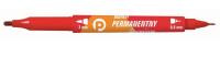 Opakowanie Marker pernamentny czerwony  z końcówką okrągłą A12 (KM501-C2)