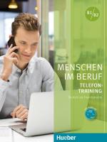 Menschen im Beruf - Telefontraining B1-B2 + CD. Autor: Axel Hering, Dr. Magdalena Matussek. SmakLiter.pl Okładka książki Menschen im Beruf - Telefontraining B1-B2 + CD