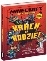 Minecraft/Kroniki ze Stonesword T.1 Krach w kodzie. Autor: Nick Eliopulos, Alan Batson. SmakLiter.pl Okładka książki Minecraft/Kroniki ze Stonesword T.1 Krach w kodzie