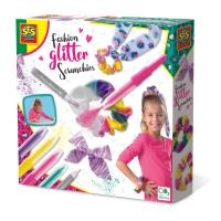 Opakowanie Modne brokatowe gumki do włosów