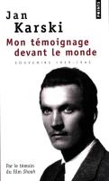 Mon temoignage devant le monde. Autor: Tokarski Jan. SmakLiter.pl Okładka książki Mon temoignage devant le monde