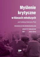 Myślenie krytyczne w klasach... EW 1 2021/2022. Autor: red. Katarzyna Pluta. SmakLiter.pl Okładka książki Myślenie krytyczne w klasach... EW 1 2021/2022
