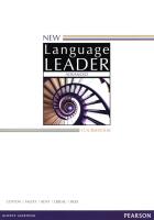 New Language Leader Advanced Coursebook. Autor: Cotton David, Falvey David, Kent Simon. SmakLiter.pl Okładka książki New Language Leader Advanced Coursebook