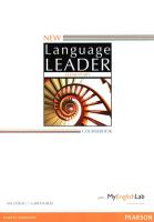 New Language Leader Elementary Coursebook with MyEnglishLab. Autor: Ian Lebeau, Gareth Rees. SmakLiter.pl Okładka książki New Language Leader Elementary Coursebook with MyEnglishLab