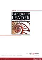 New Language Leader Upper-Intermediate Coursebook with MyEnglishLab. Autor: Cotton David, Falvey David, Kent Simon. SmakLiter.pl Okładka książki New Language Leader Upper-Intermediate Coursebook with MyEnglishLab