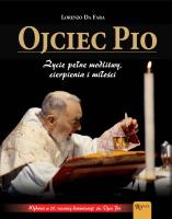 Ojciec Pio. Autor: Da Fara Lorenzo. SmakLiter.pl Okładka książki Ojciec Pio