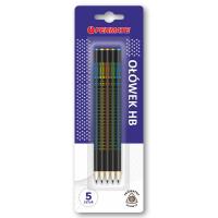 Opakowanie Ołówek Penmate trójkątny ( gwiazdki) 5 szt. na blistrze